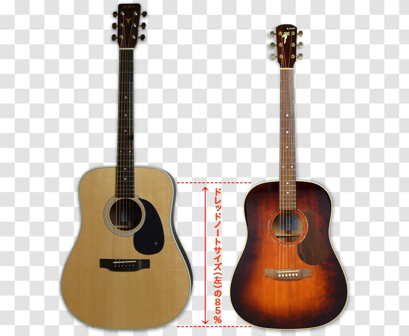 Steel-string Acoustic Guitar Dreadnought Acoustic-electric - Frame Transparent PNG