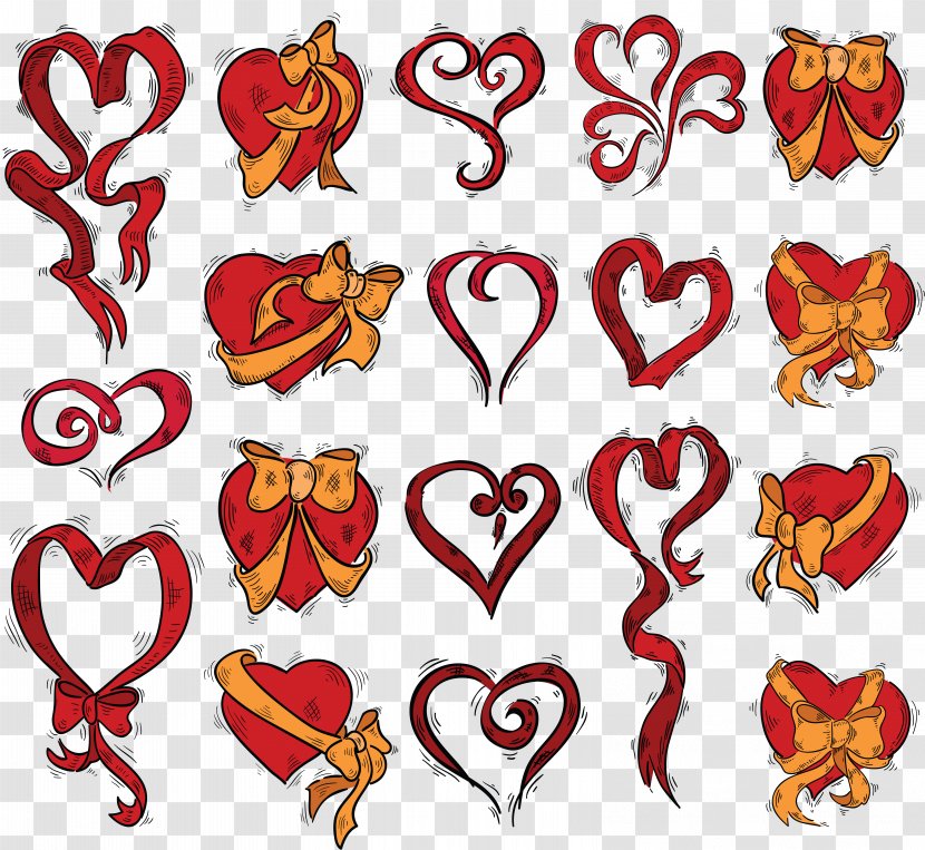 Exquisite Hand-painted Painting - Heart - Watercolor Transparent PNG
