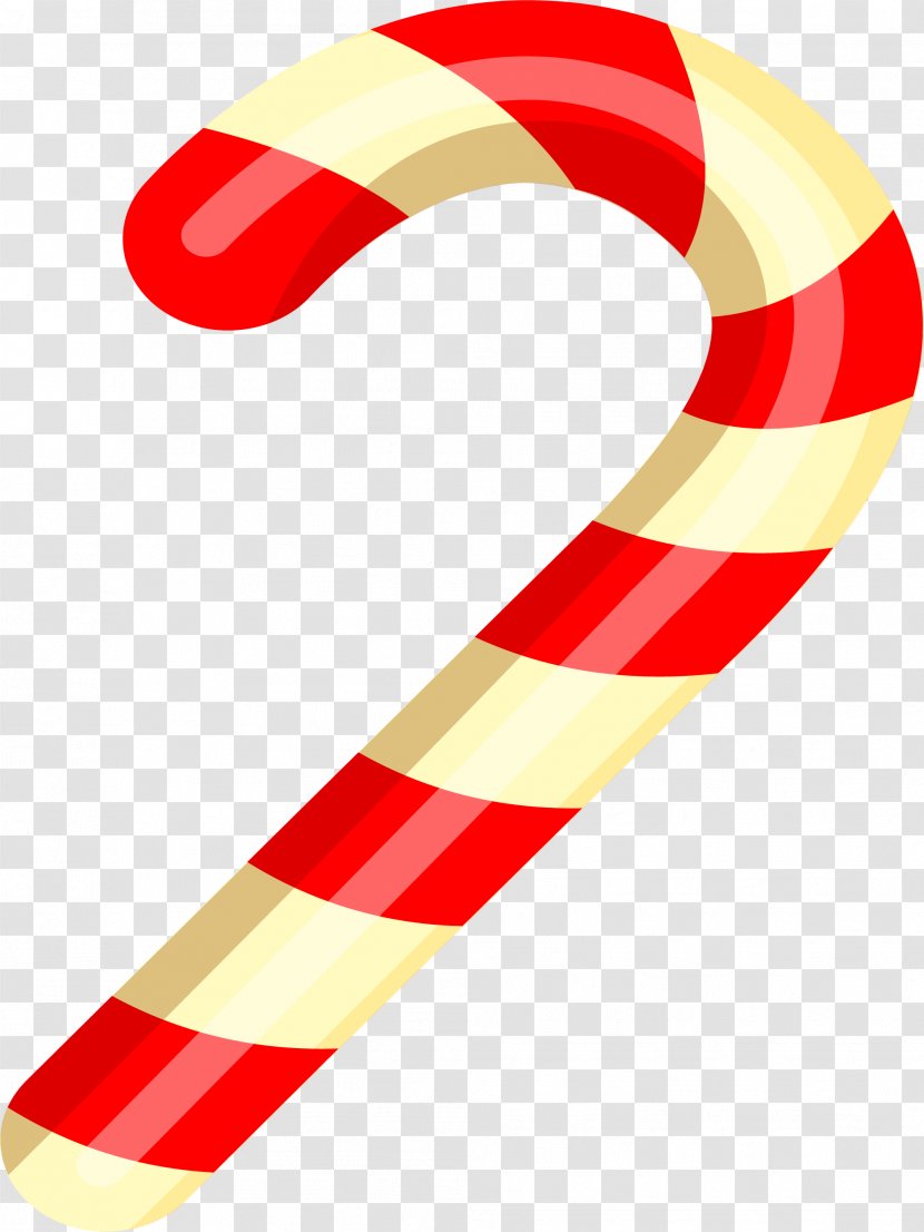 Candy Cane Stick Walking - Red - Colorful Transparent PNG