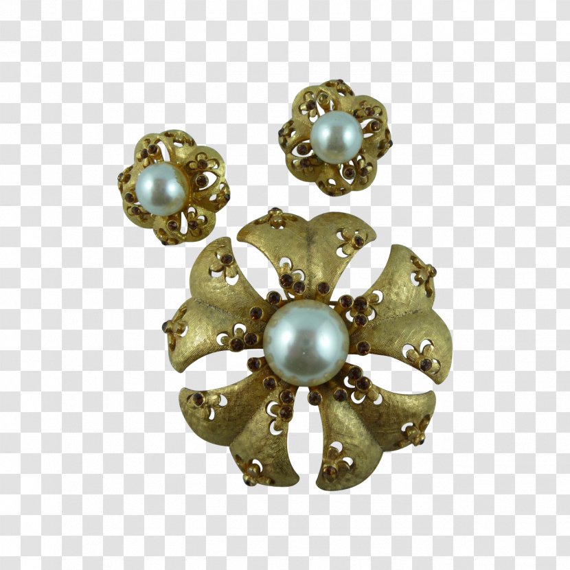 Earring Jewellery Gemstone Clothing Accessories Brooch - Free Buckle Exquisite Petal Transparent PNG