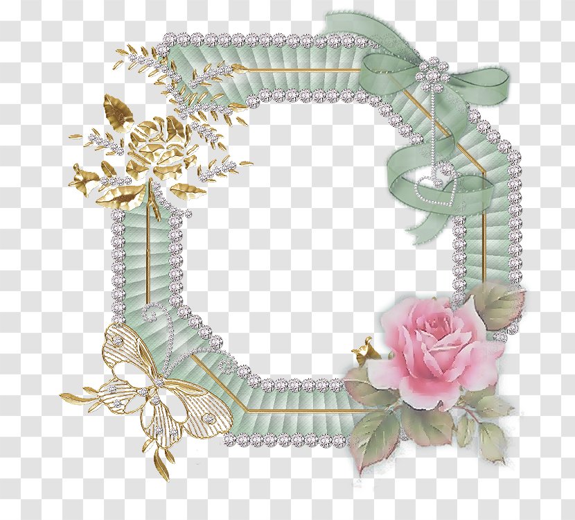 Picture Frames Flower - Decorated Transparent PNG