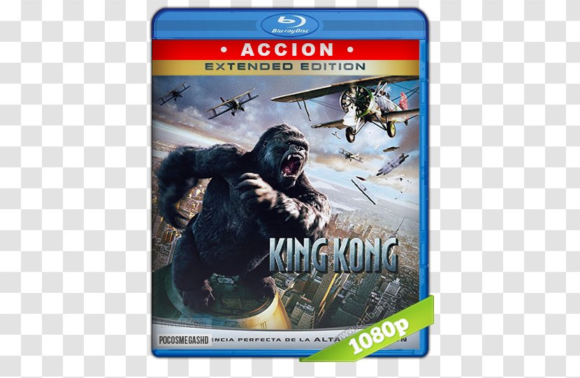 Blu-ray Disc Peter Jackson's King Kong Film DVD - Dvd - Gorila 3d Transparent PNG