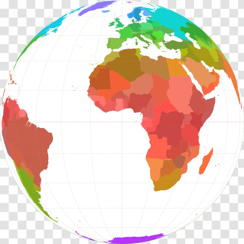 Globe Latitude Map Projection World - WORLD Transparent PNG