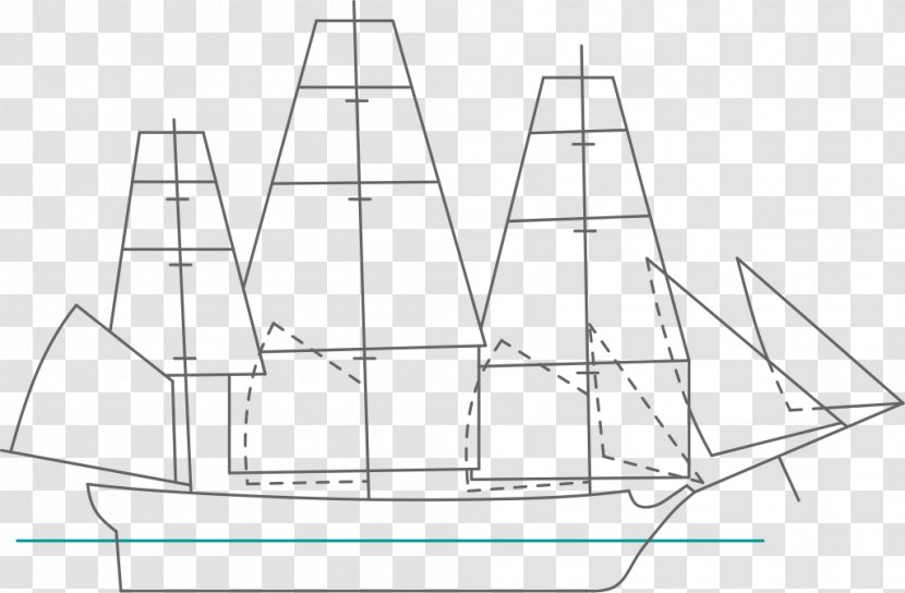 Sail Brigantine Galleon Caravel Barque - Ship Transparent PNG
