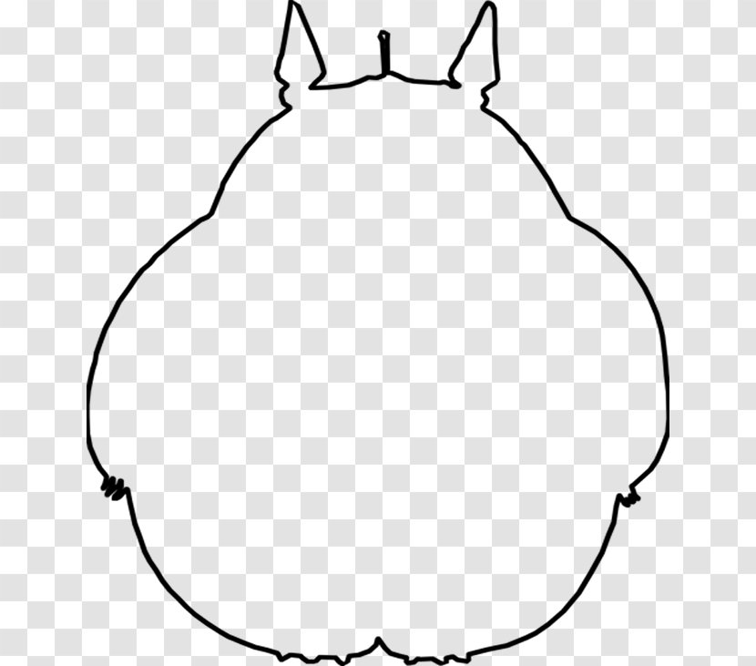 Studio Ghibli Graphic Design Line Art - Frame - Totoro Transparent PNG