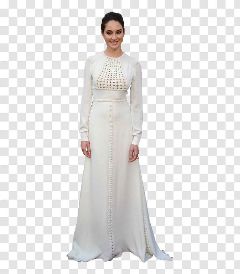 Wedding Dress Formal Wear Cocktail Sleeve - Neck - Shailene Woodley Transparent PNG