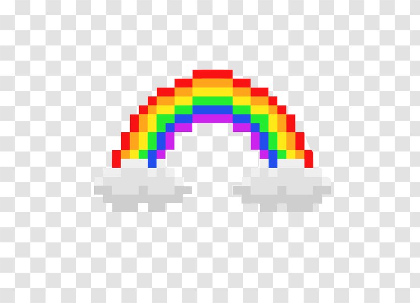 Pixel Art Rainbow Dash Artist - Text Transparent PNG