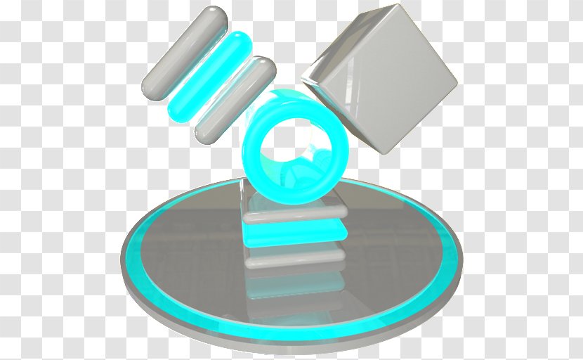 Plastic - Aqua - Design Transparent PNG