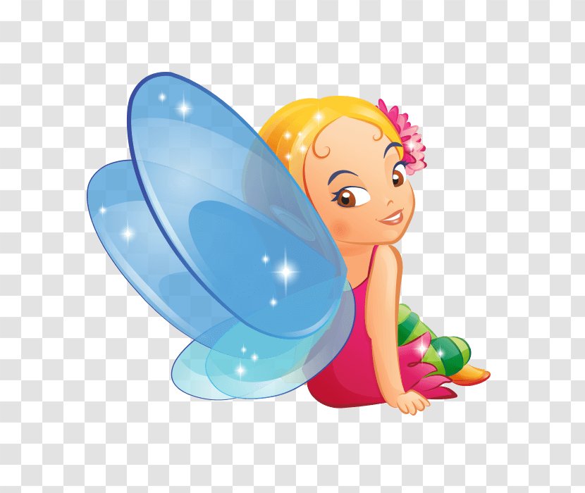 The Fairy With Turquoise Hair Sticker Child Elf - Spirit - Mushroom Transparent PNG