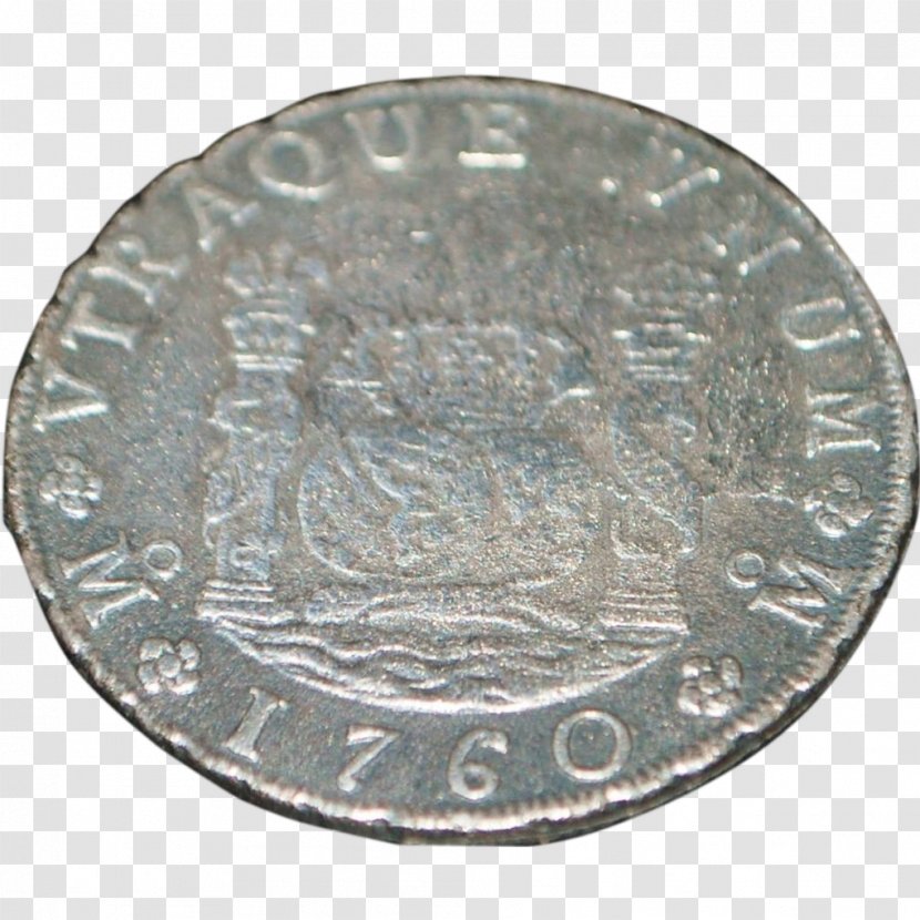 Spain Dime Coin Carolus Spanish Dollar - Numismatics Transparent PNG