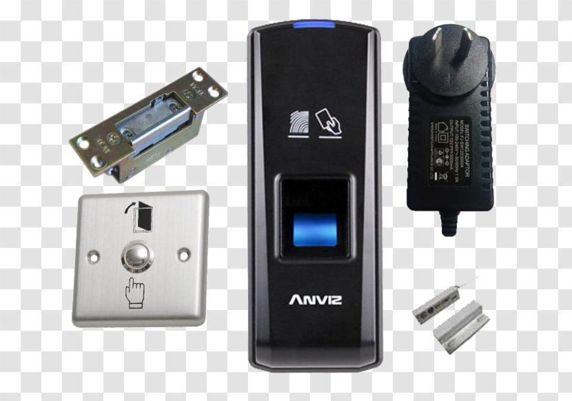 Access Control Biometrics Fingerprint Radio-frequency Identification System - Zula Transparent PNG
