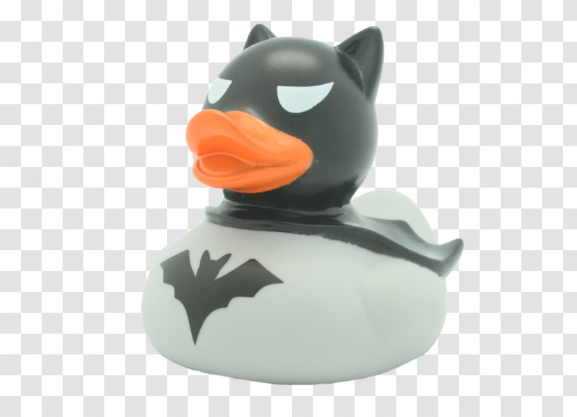 Lilalu Dark Rubber Duck Batman Toy - Superhero Transparent PNG