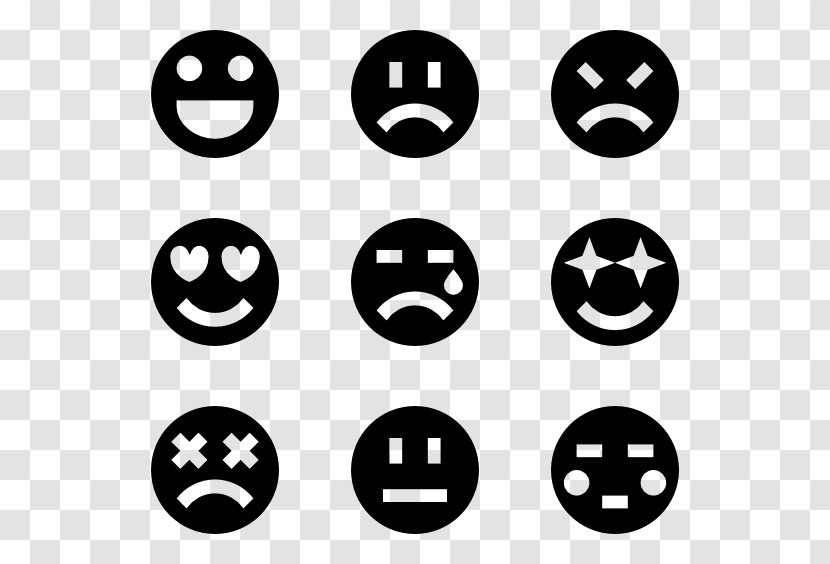 Social Media - Smile - Black And White Transparent PNG