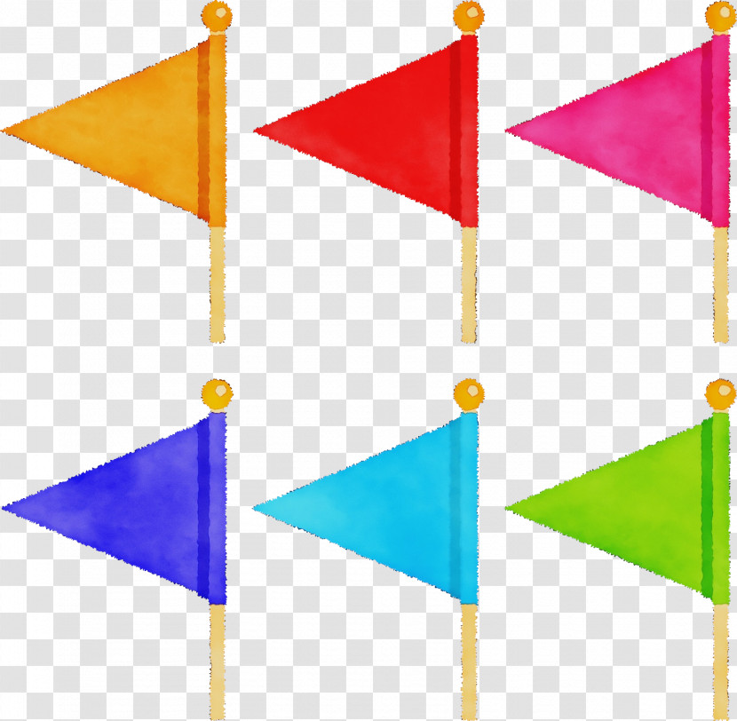 Flag Icon Mark Snow Triangle Transparent PNG