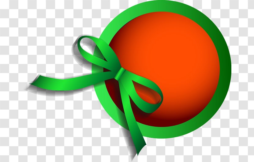 Green Orange Tangerine Shoelace Knot - Painted Bows Round Edge Transparent PNG