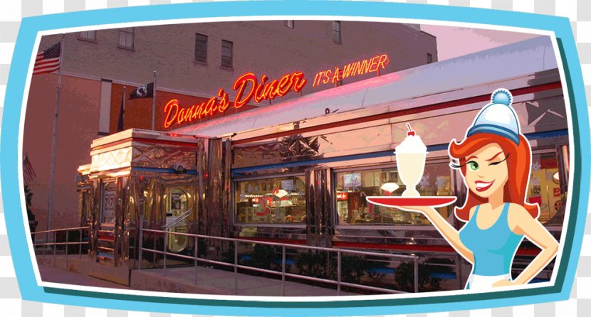 Modern Diner Donna's Breakfast Cafe - Lunch Transparent PNG