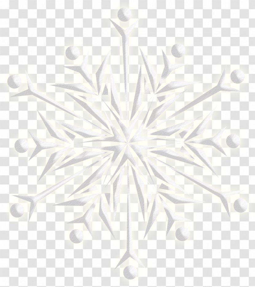 Product Design Line Pattern - Plant - Ice Snowflake Transparent PNG