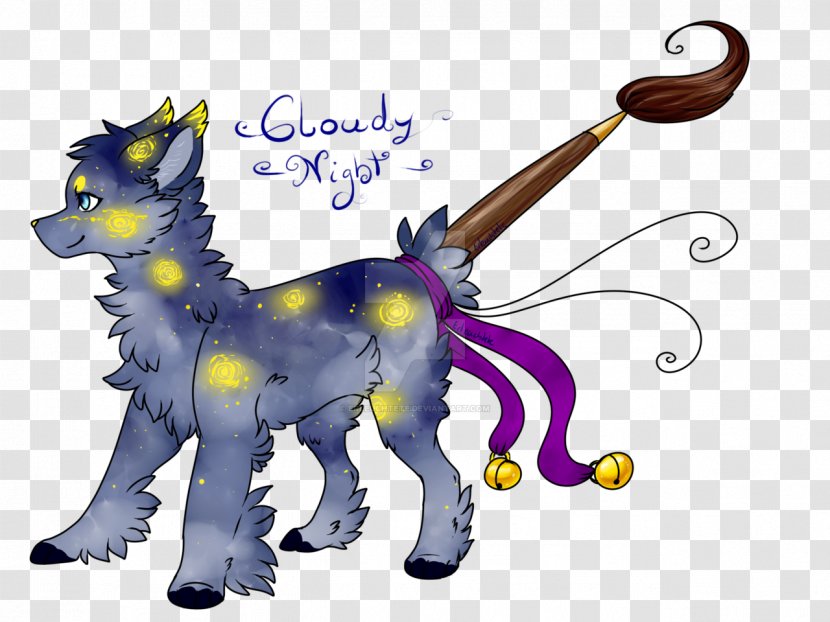 Cat Canidae Horse Dog - Legendary Creature - Heavily Clouded Transparent PNG