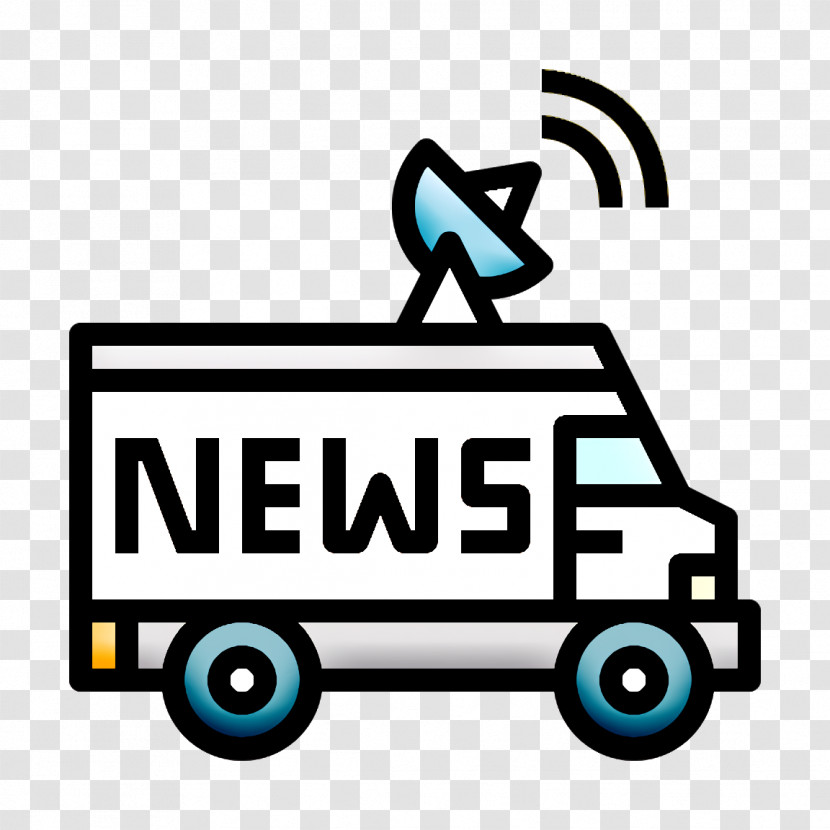 Broadcast Icon Newspaper Icon Truck Icon Transparent PNG