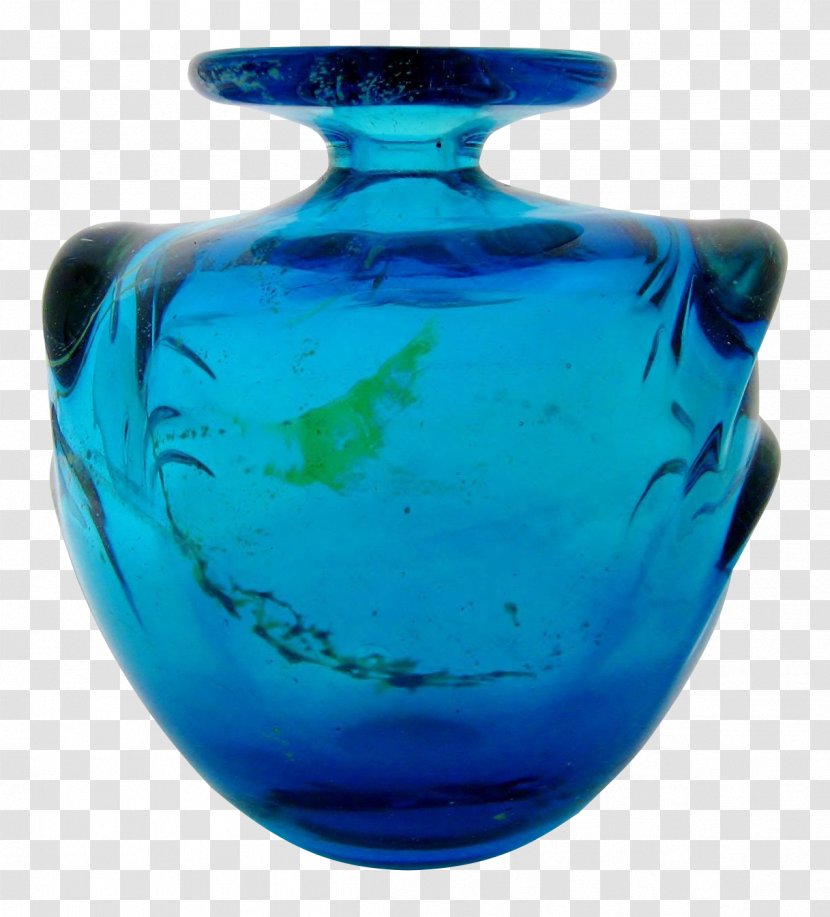 Vase Cobalt Blue Turquoise Transparent PNG