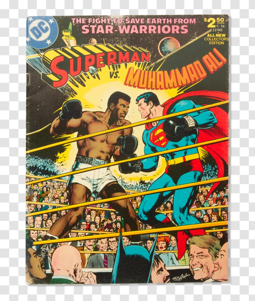 Superman Vs Muhammad Ali Vs. Comic Book Boxing Transparent PNG