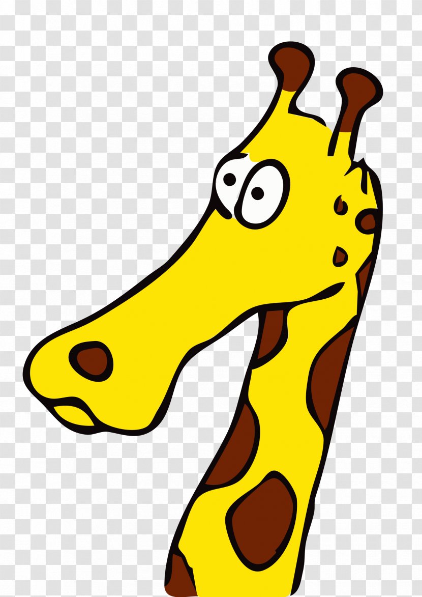 Giraffe Cartoon Drawing Clip Art Transparent PNG