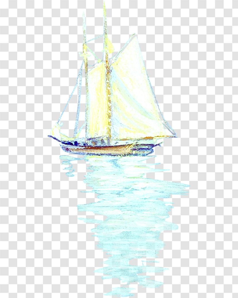 Sail Schooner Brigantine Clipper Barque - Water - Sailing Boats Transparent PNG