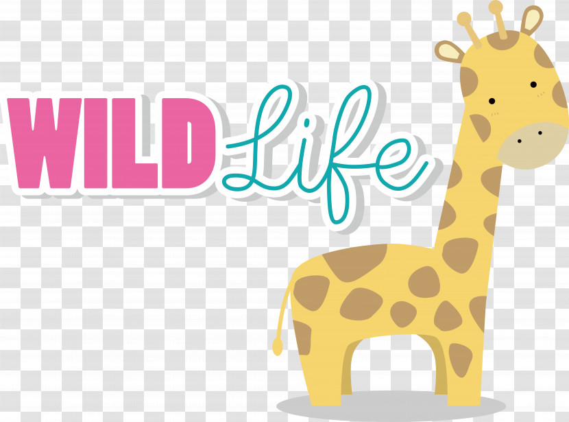 Giraffe Wildlife Pattern Animal Figurine Meter Transparent PNG