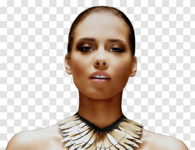 Face Hair Necklace Skin Neck - Lip - Head Transparent PNG