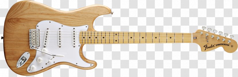 Fender Stratocaster The STRAT 1970s Musical Instruments Guitar - Cartoon - Bass Transparent PNG