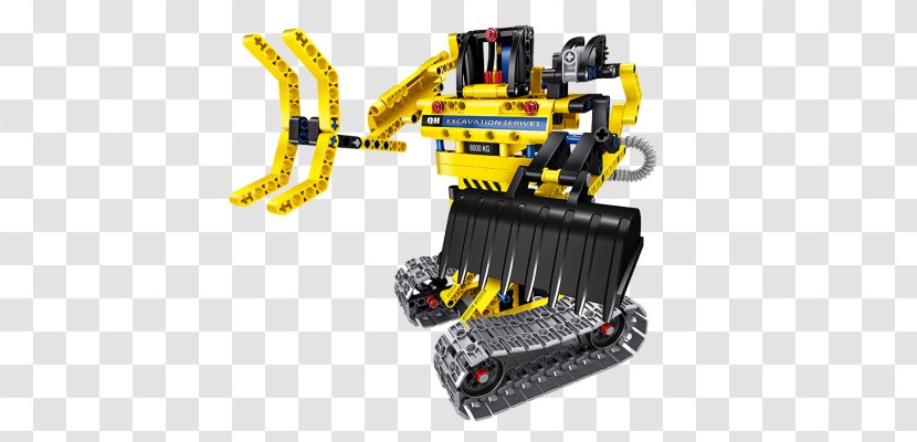 Toy Block Excavator Robot Building - Lego - Technic Transparent PNG