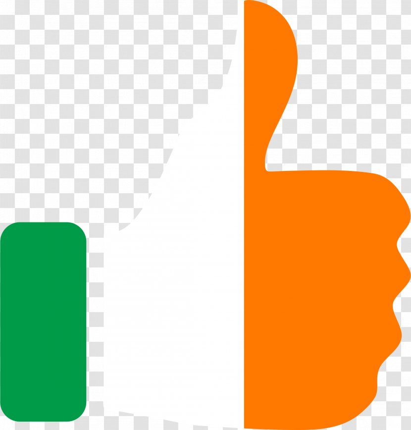 Ireland Thumb Signal Clip Art - Gesture - Up Transparent PNG