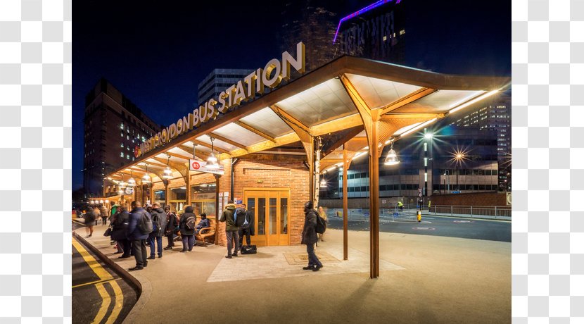 West Croydon Station Bus (Stop B2) Building Interchange - Transport - Shelter Transparent PNG