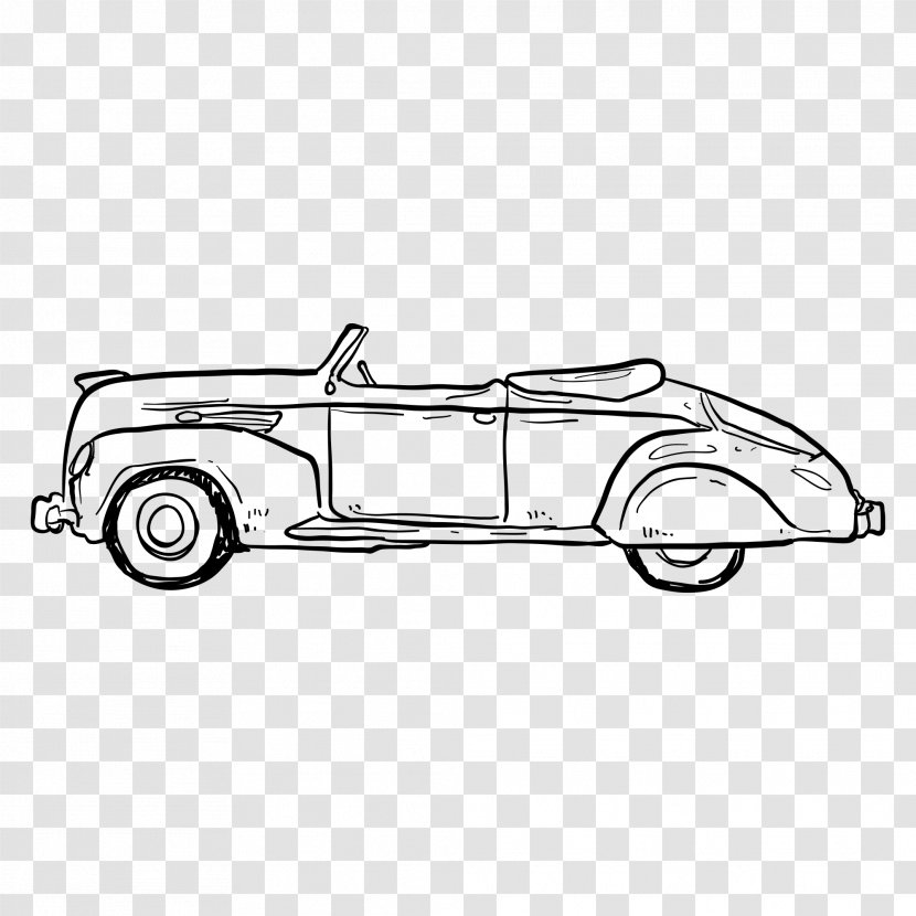 Vintage Car - Youngtimer - Automotive Artwork Transparent PNG
