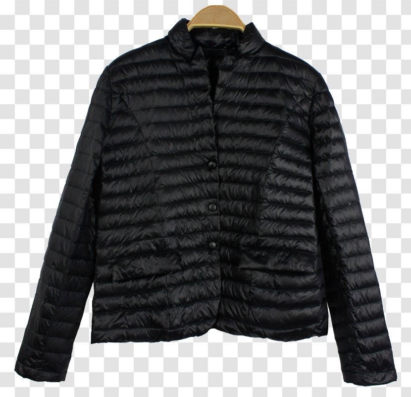 Jacket Down Feather Winter Clothing - Black - A Light Transparent PNG