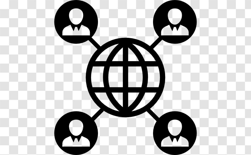 Connected People Logo - Black And White - Person Transparent PNG