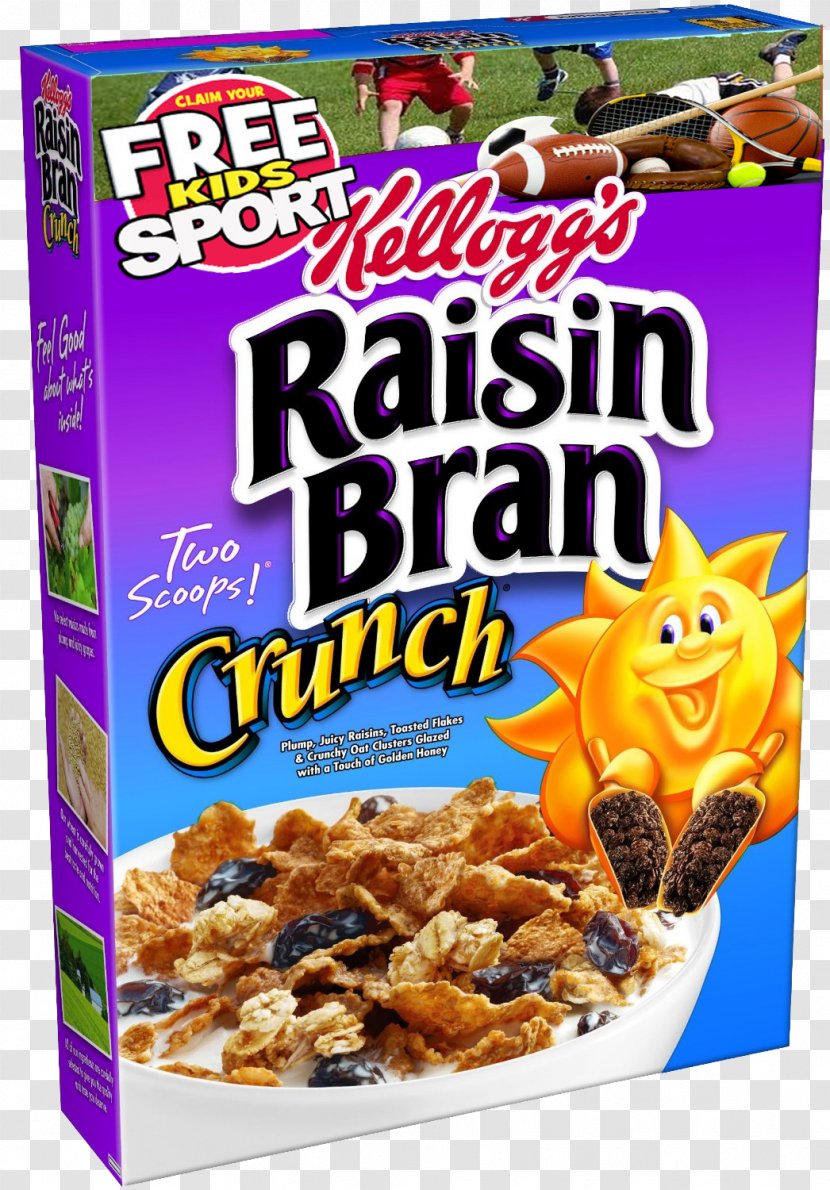 Breakfast Cereal Kellogg's Raisin Bran Crunch - Corn Flakes Transparent PNG