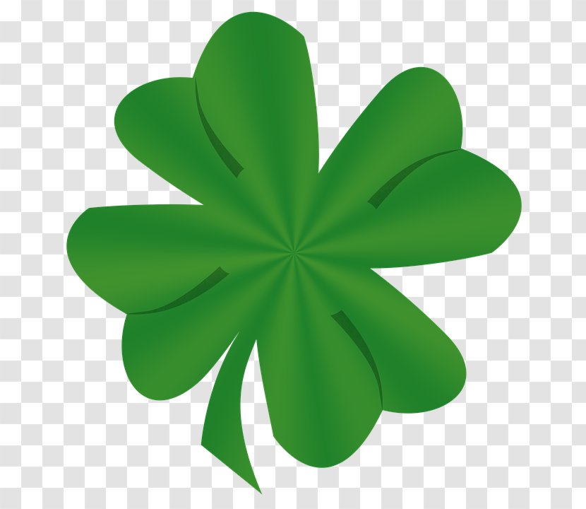 Ireland White Clover Four-leaf Shamrock Royalty-free - Green - Saint Patrick's Day Transparent PNG