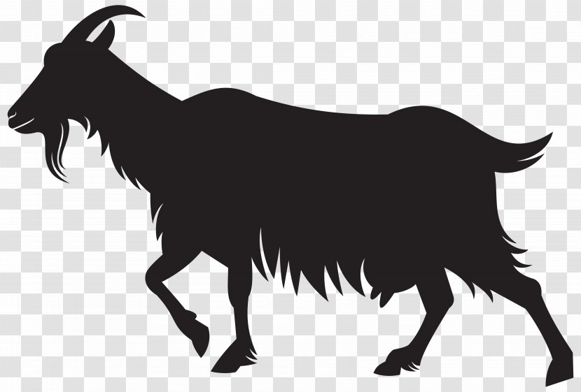 Goat Sheep Image Black And White - Cow Family Transparent PNG