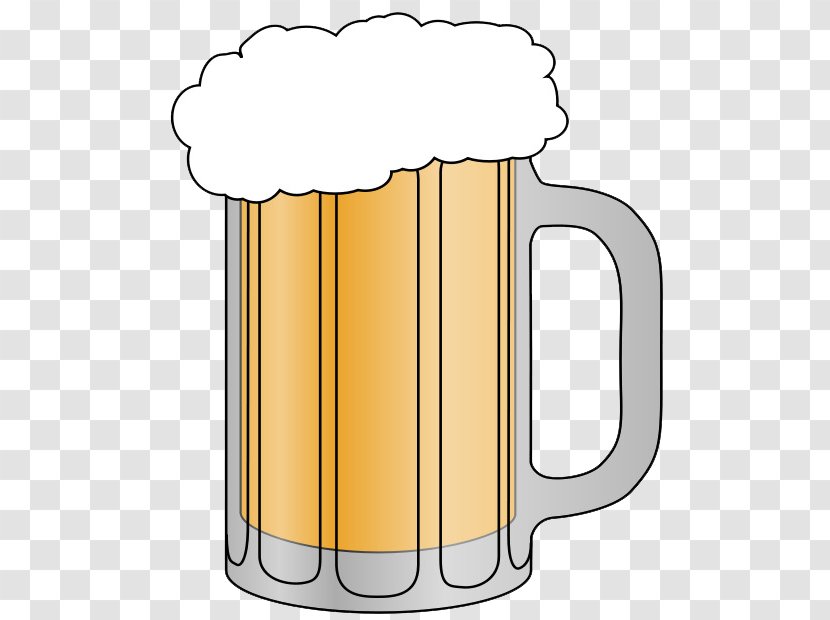 Beer Cartoon - India Pale Ale - Tableware Pint Glass Transparent PNG