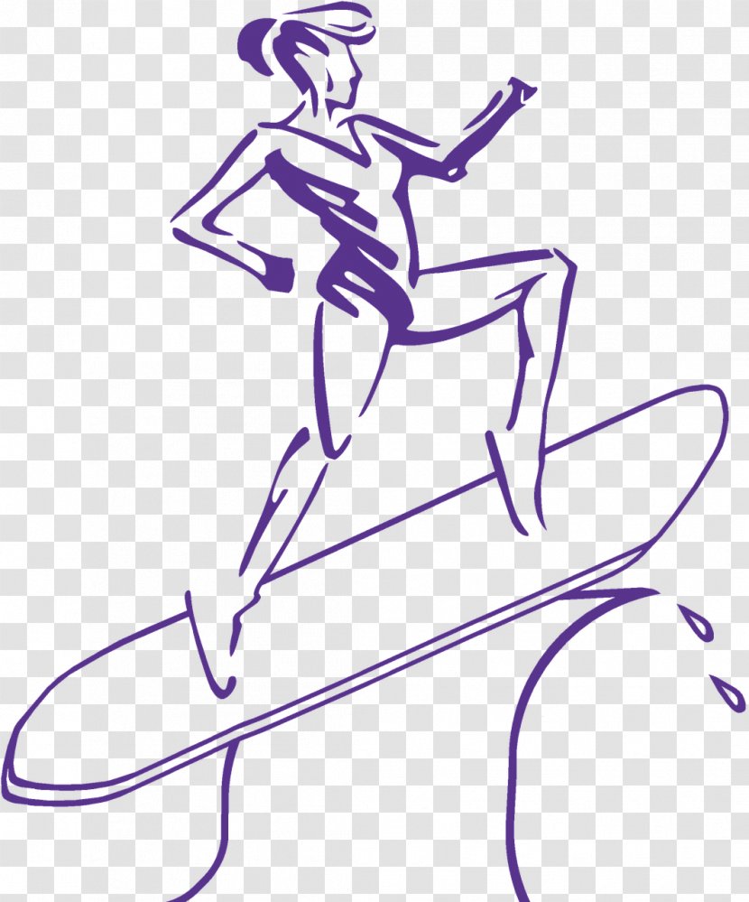 Surfing Clip Art - Hand - SURF BOARD Transparent PNG