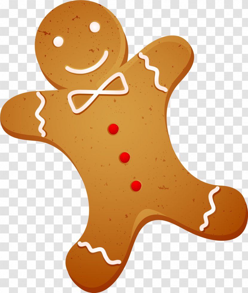 Gingerbread House Man Cookie - Creative Transparent PNG