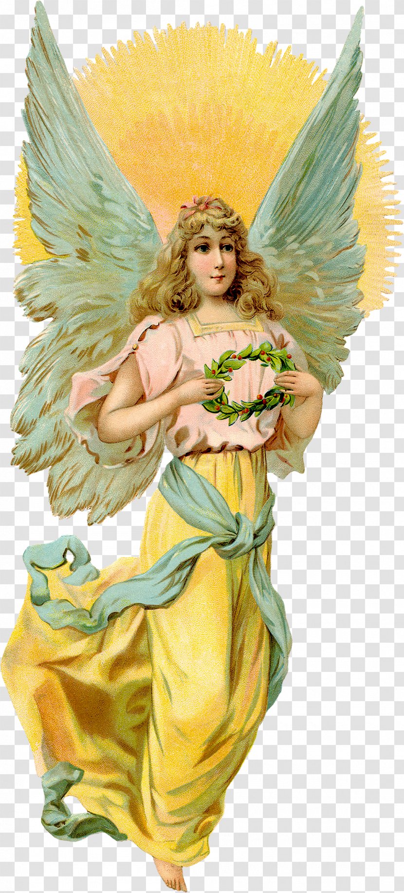 Mythology Legendary Creature Fairy Character Supernatural - Blue Wreath Transparent PNG