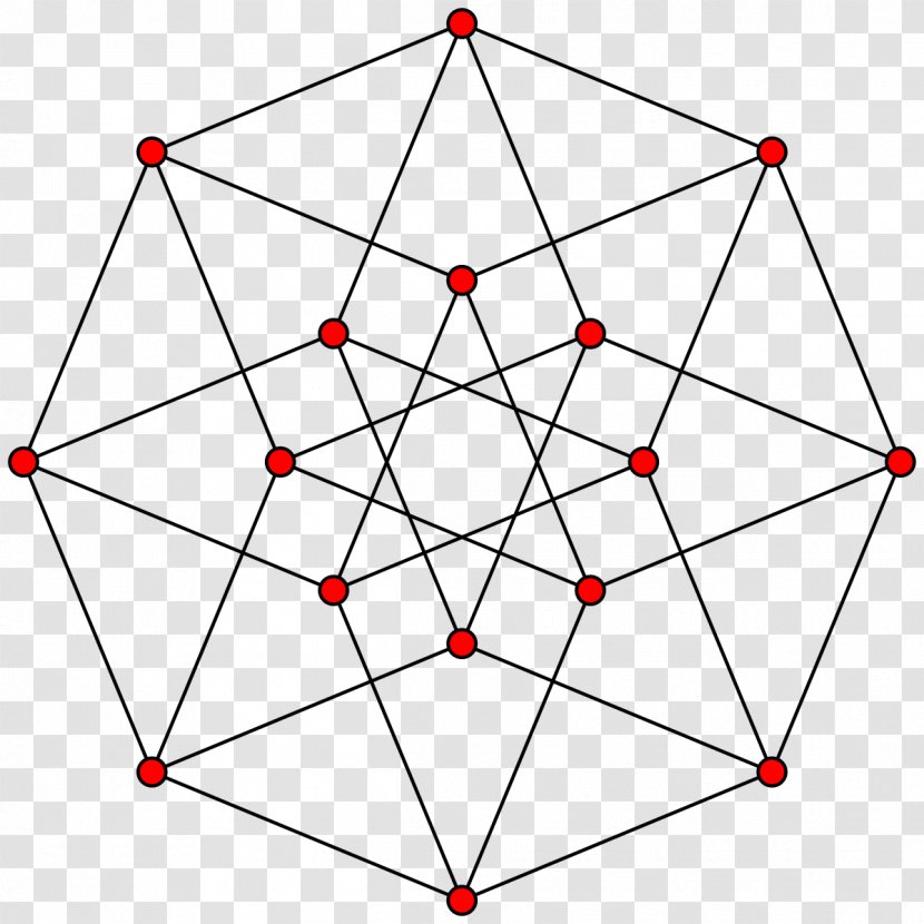 Hypercube Tesseract Petrie Polygon 10-cube - Geometric Shapes Transparent PNG