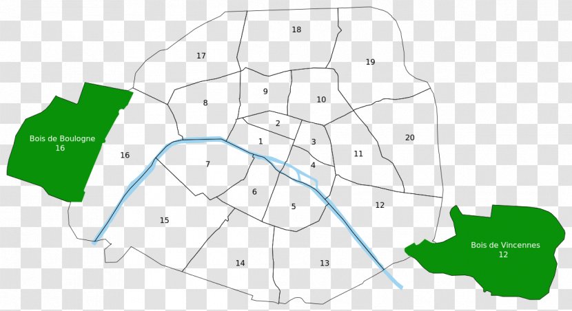 Rive Droite Gauche 16th Arrondissement 6th Of Paris Arrondissements - Map - Leftbank Ukraine Transparent PNG
