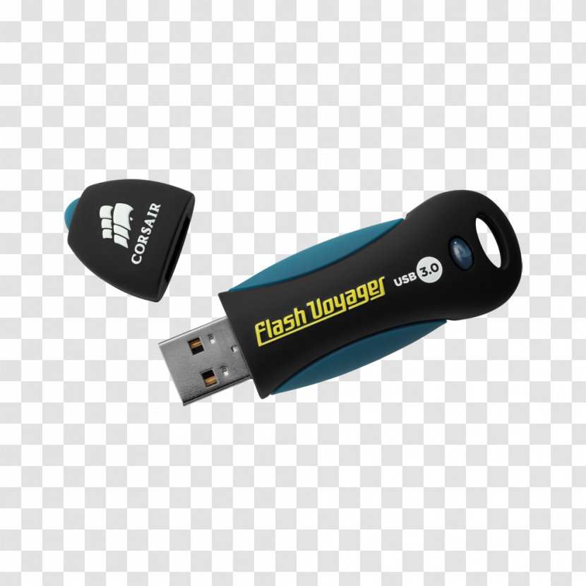 USB Flash Drives Corsair Voyager 3.0 Components - Computer Component - Material Transparent PNG