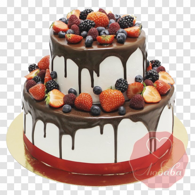 Birthday Cake Torte Fruitcake Chocolate Wedding Transparent PNG
