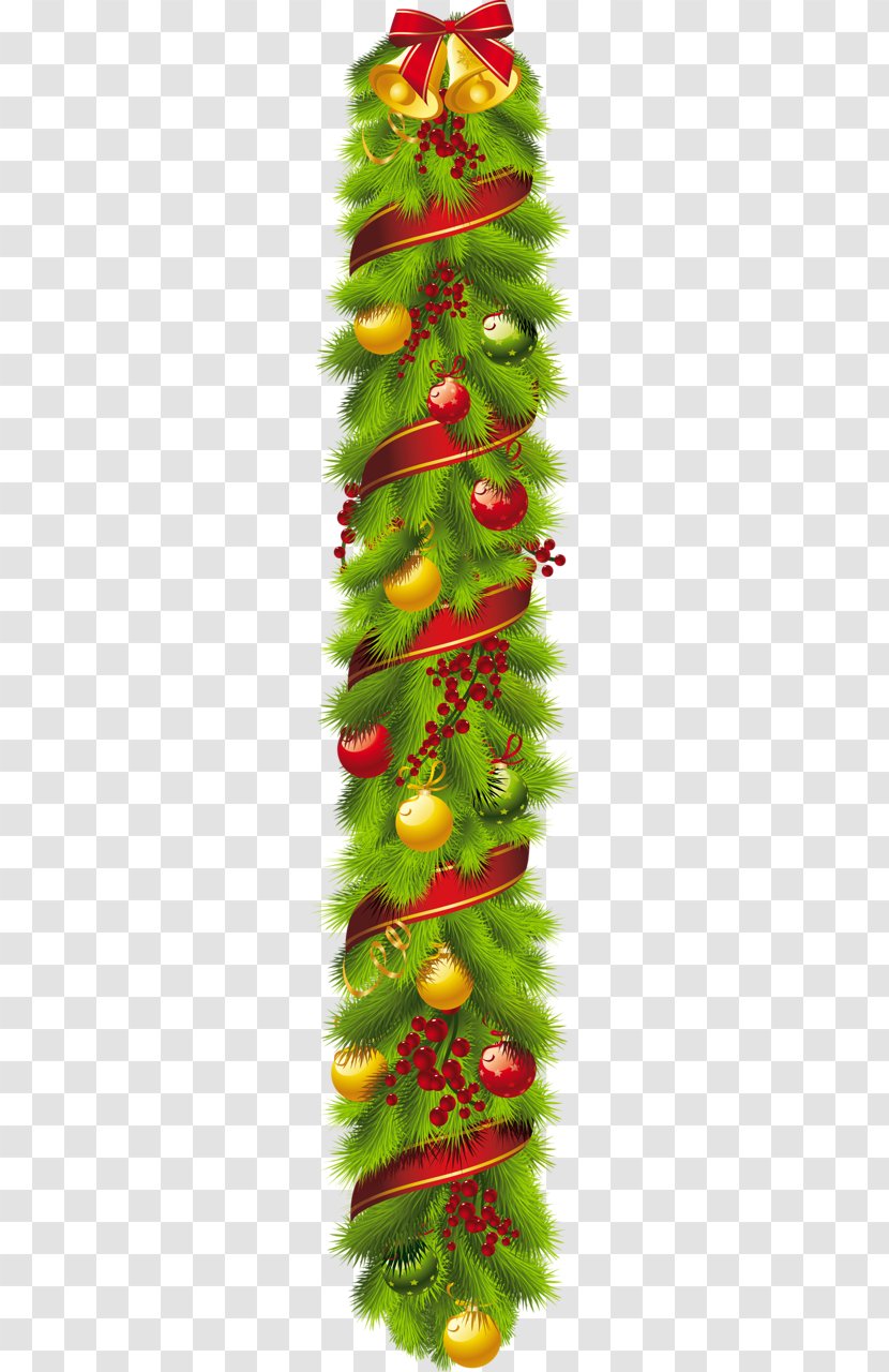 Christmas Ornament Garland Clip Art - Light Transparent PNG