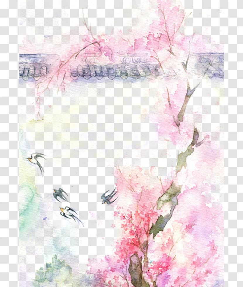 Watercolor Painting Drawing - Flora - Antiquity Beautiful Illustration Transparent PNG