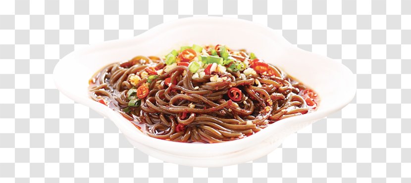 Lo Mein Yakisoba Chow Chinese Noodles Yaki Udon - Italian Food - Spicy Sweet Potato Flour Transparent PNG